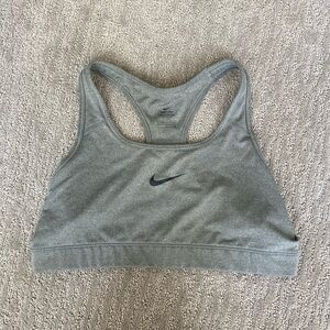 Nike Dri Fit Gray Racerback Sports Bra